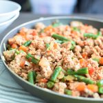 smokey green bean turkey skillet
