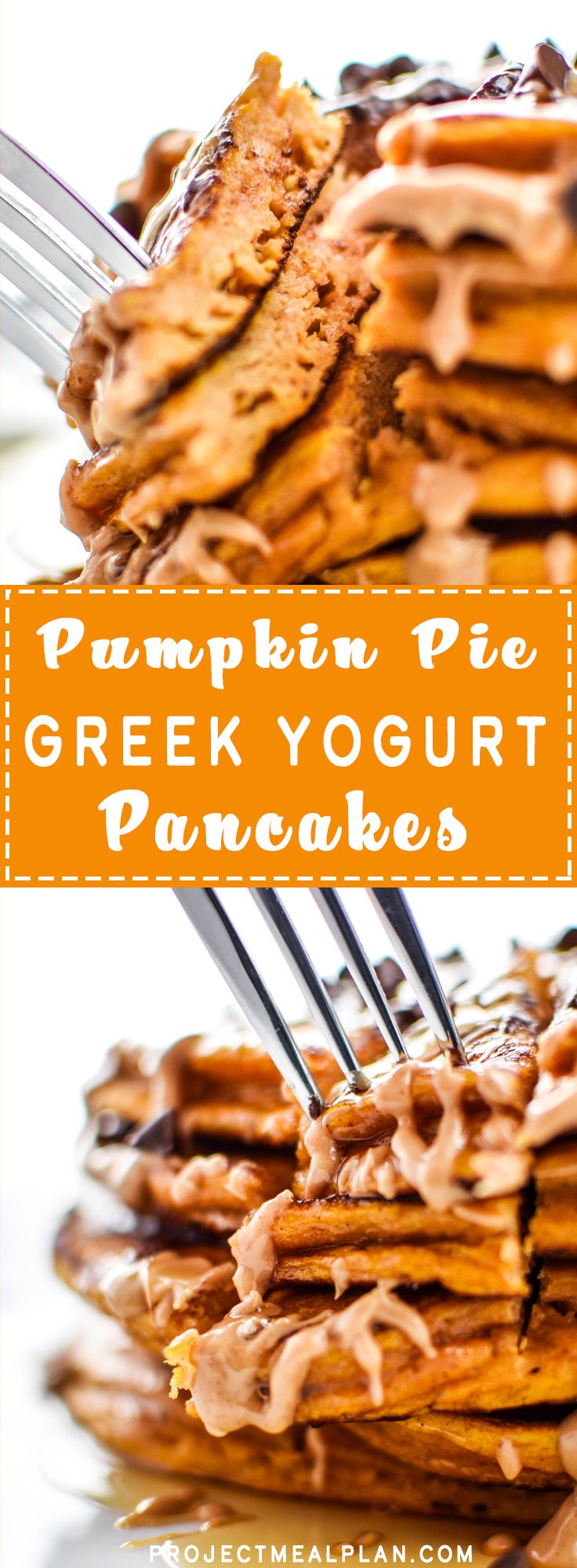 Pumpkin Pie Greek Yogurt Pancakes - Project Meal Plan