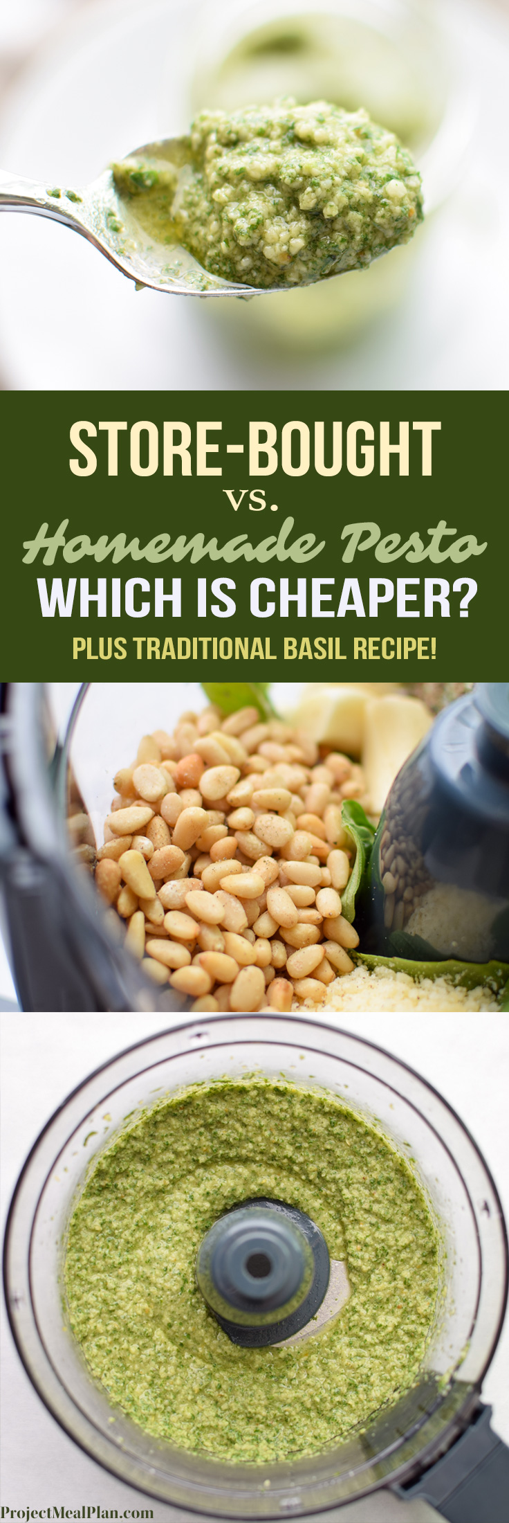 StoreBought Vs. Homemade Pesto Which is Cheaper? ProjectMealPlan