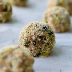 Spicy Baked Turkey Spinach Meatballs recipe - Ground turkey + spinach +all the right spices and a little heat make the best meatballs ever! - ProjectMealPlan.com