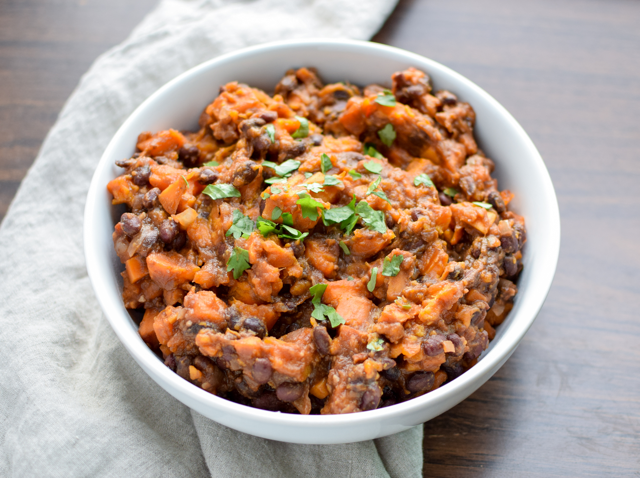 BBQ Black Bean Slow Cooker Sweet Potatoes Project Meal Plan