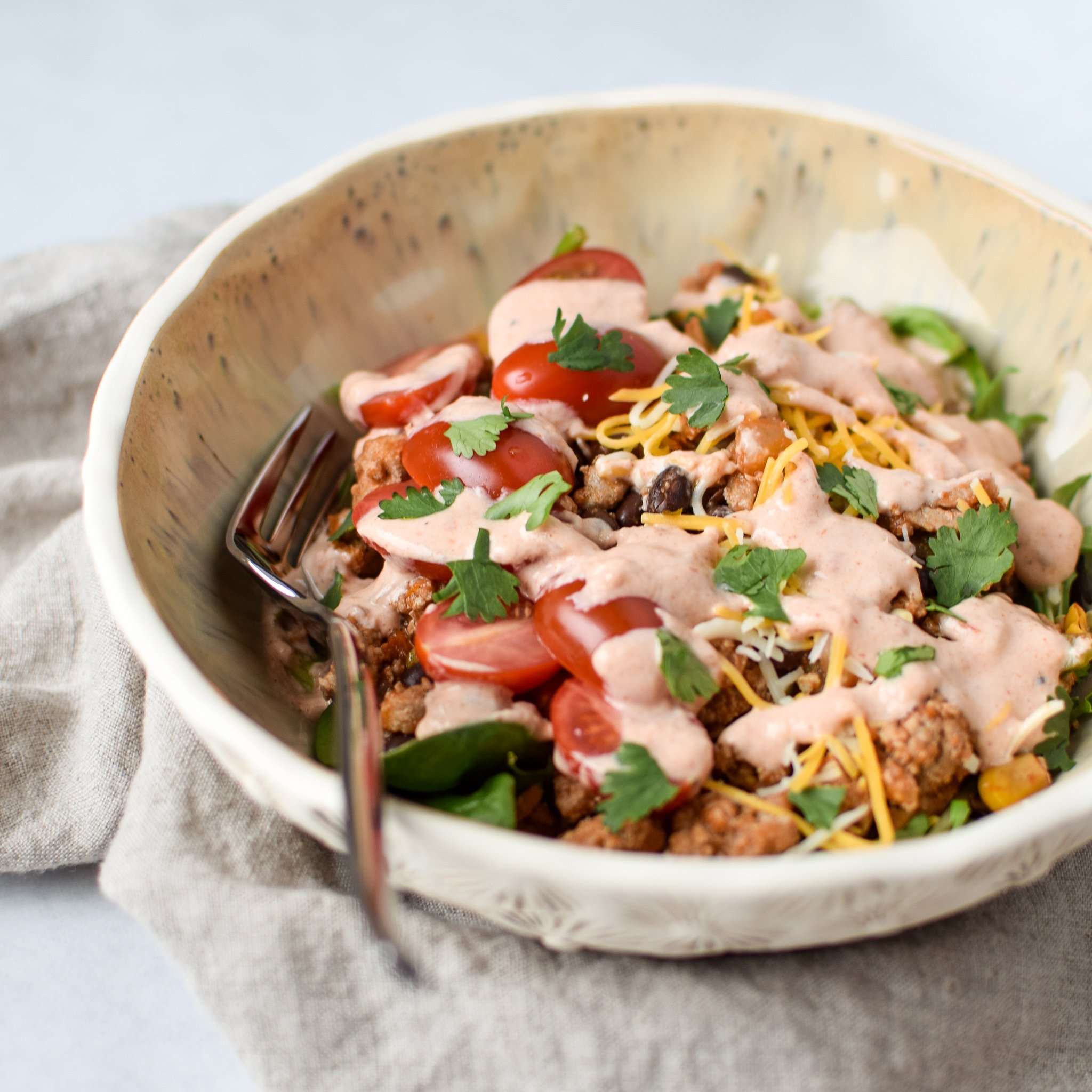 Turkey Taco Salad Bento Box Recipe