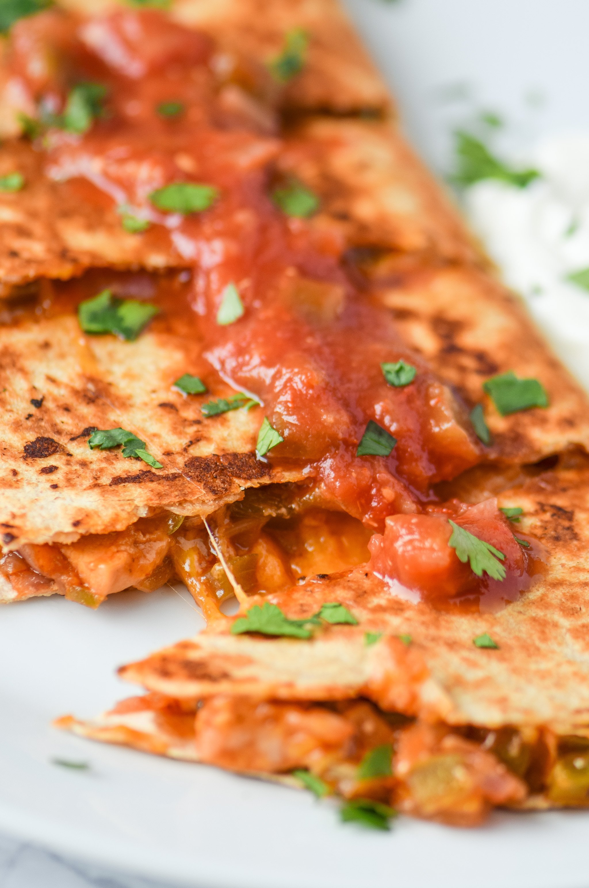 Quick BBQ Chicken Quesadillas (Make-Ahead Filling Recipe) - Project ...