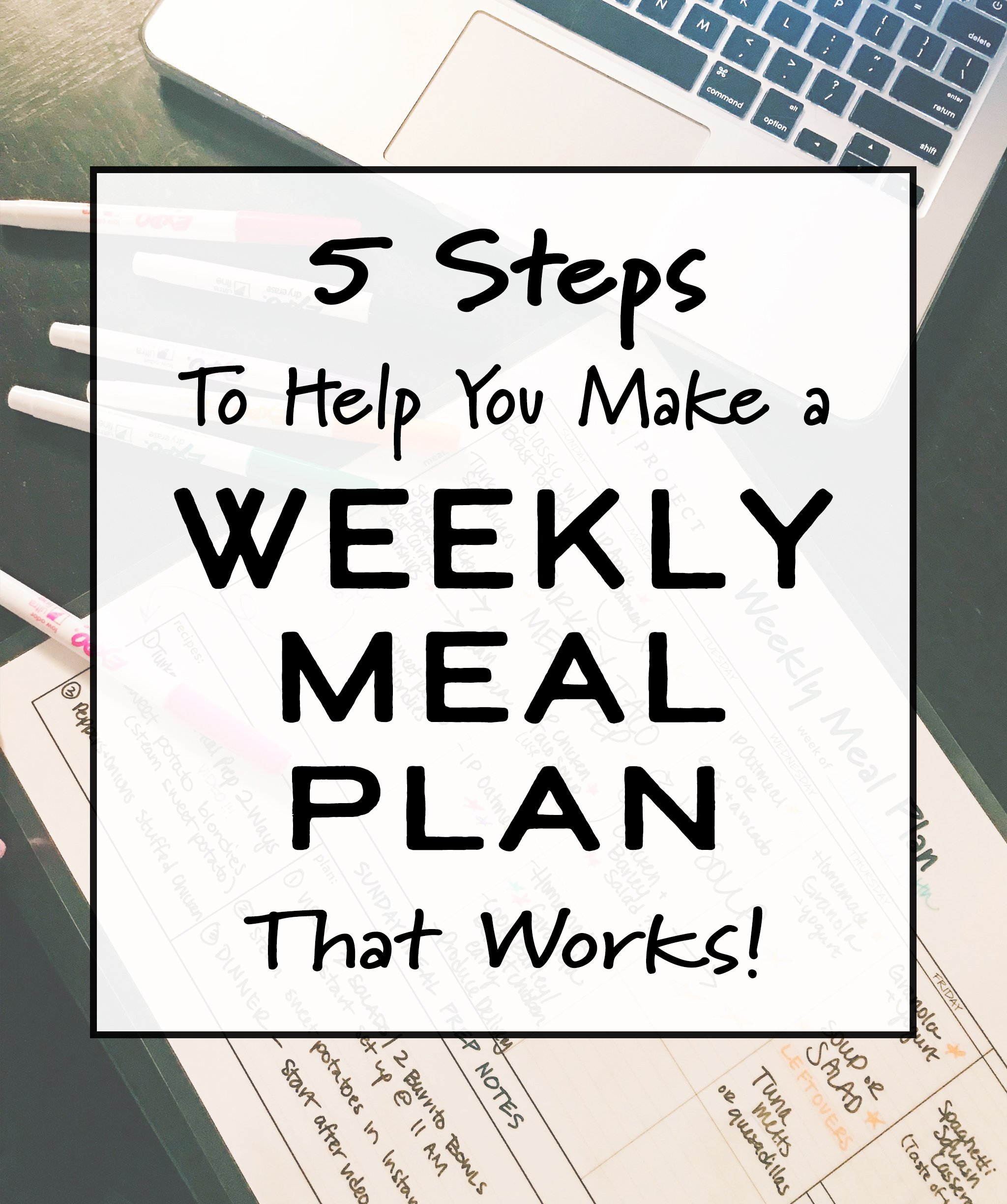 28 Steps to Help You Make a Weekly Meal Plan That Works