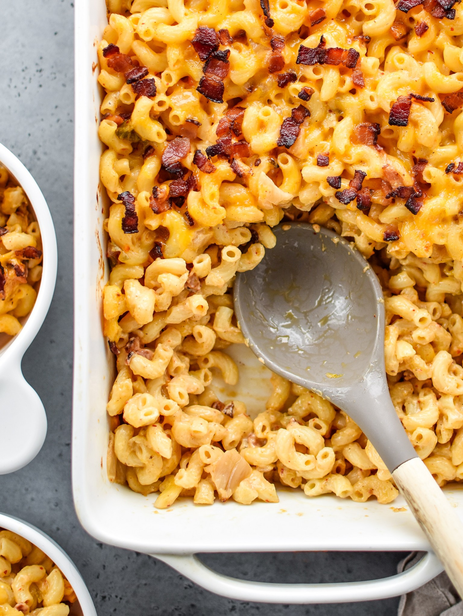 Kimchi Bacon Greek Yogurt Mac and Cheese - Project Meal Plan
