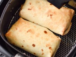 Air Fryer Chimichangas with Spicy Queso