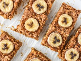 Peanut Butter Banana Oatmeal Breakfast Bars