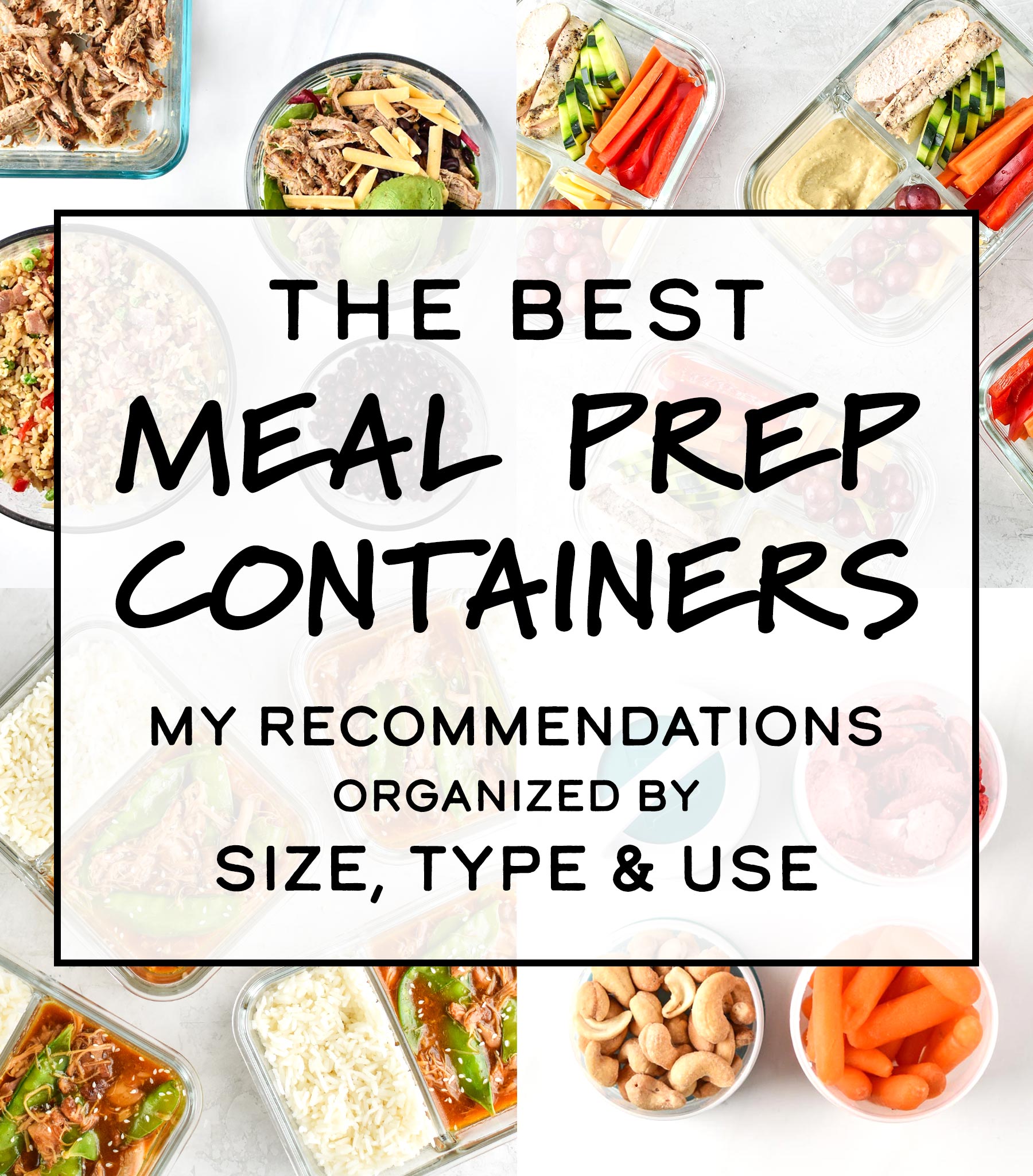 The Best Meal Prep Containers By Size, Type & Use - Project Meal Plan