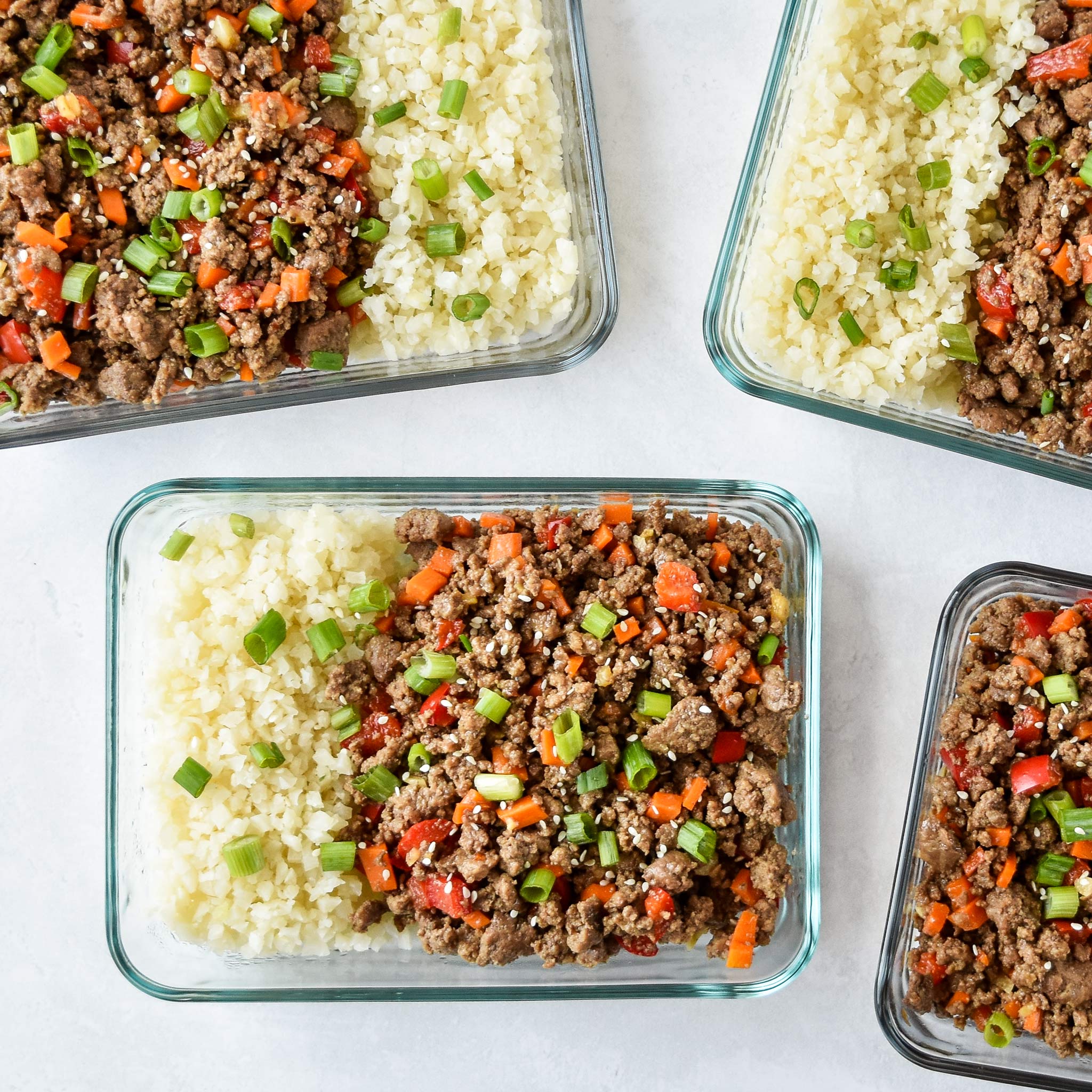 Meal Prep Ginger Ground Beef Bowls Whole30 Paleo
