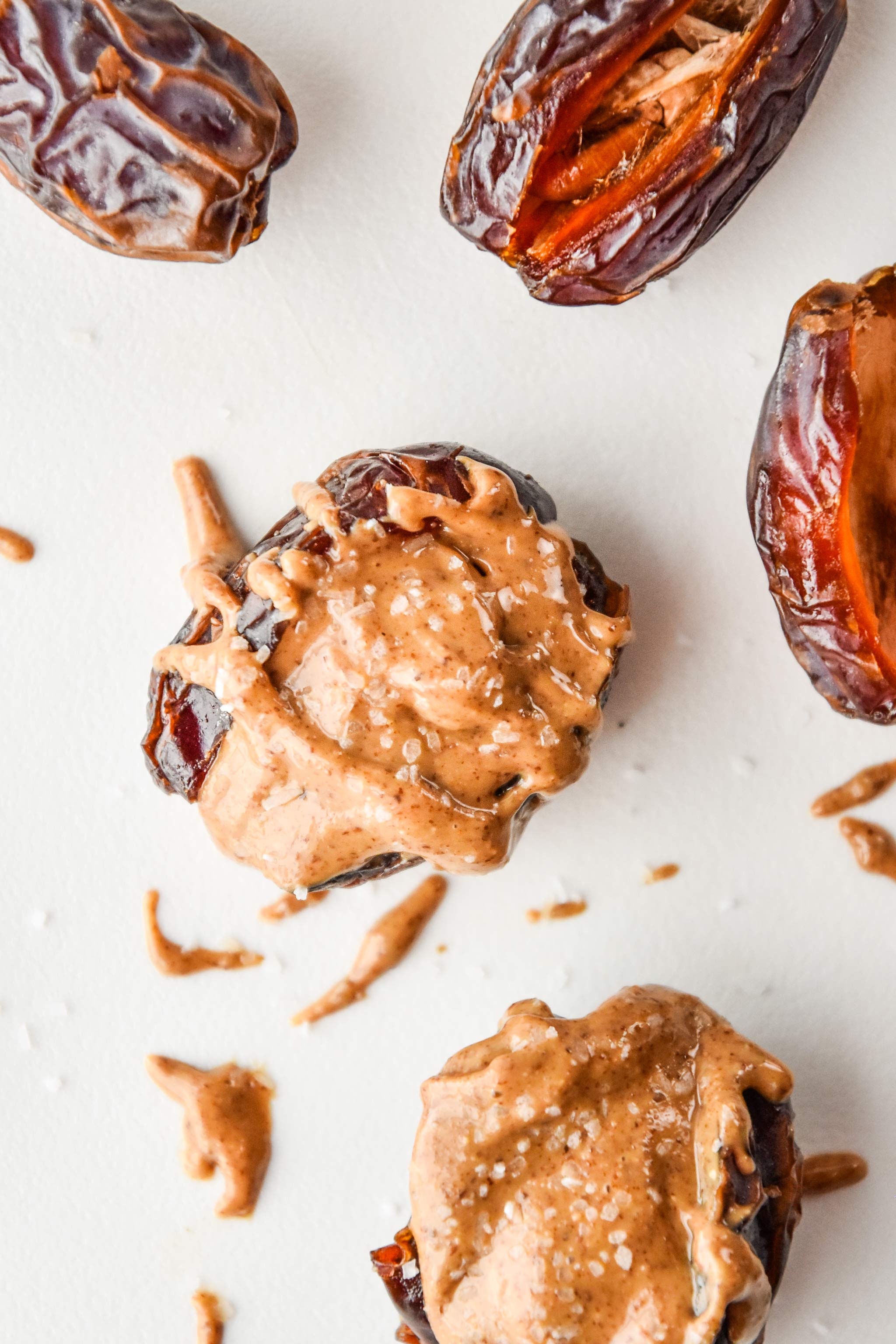 Salted Almond Butter Stuffed Dates - Project Meal Plan