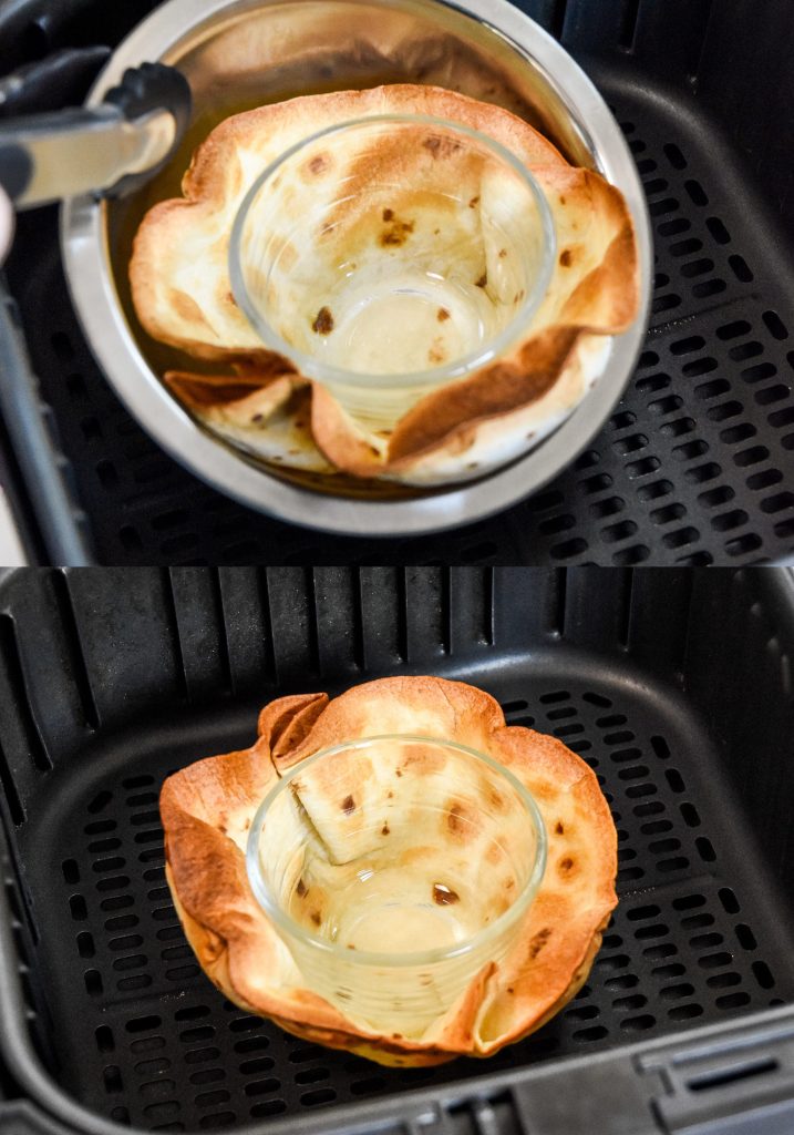 Air Fryer Flour Tortilla Bowls Project Meal Plan