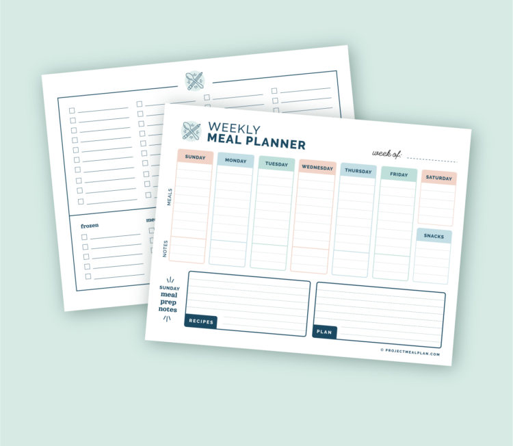 Meal Planner preview.