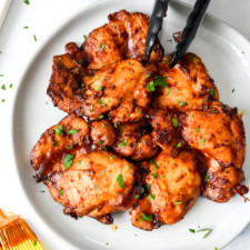 Air Fryer Boneless BBQ Chicken Thighs-image