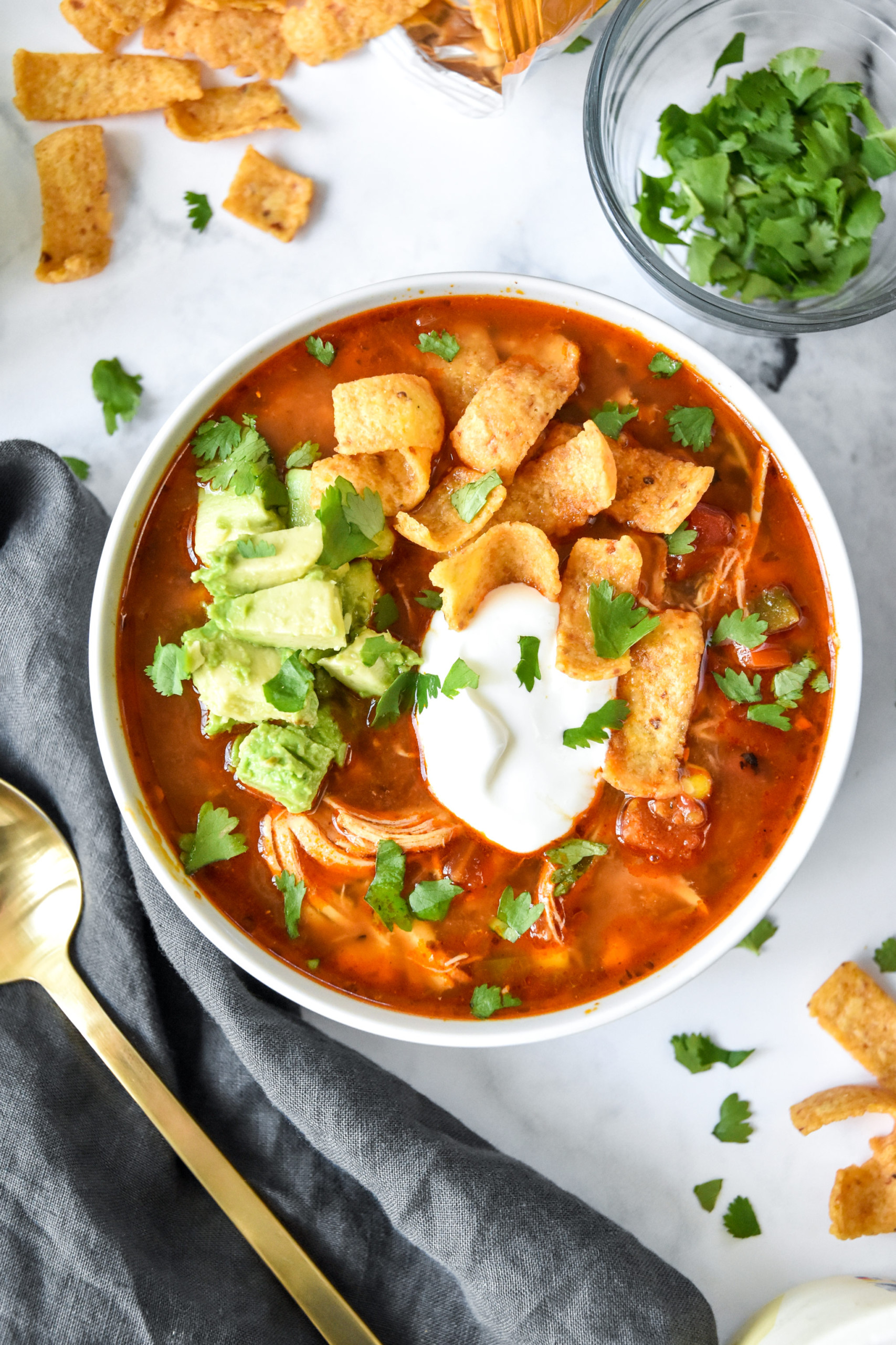 Instant Pot No Bean Chicken Chili