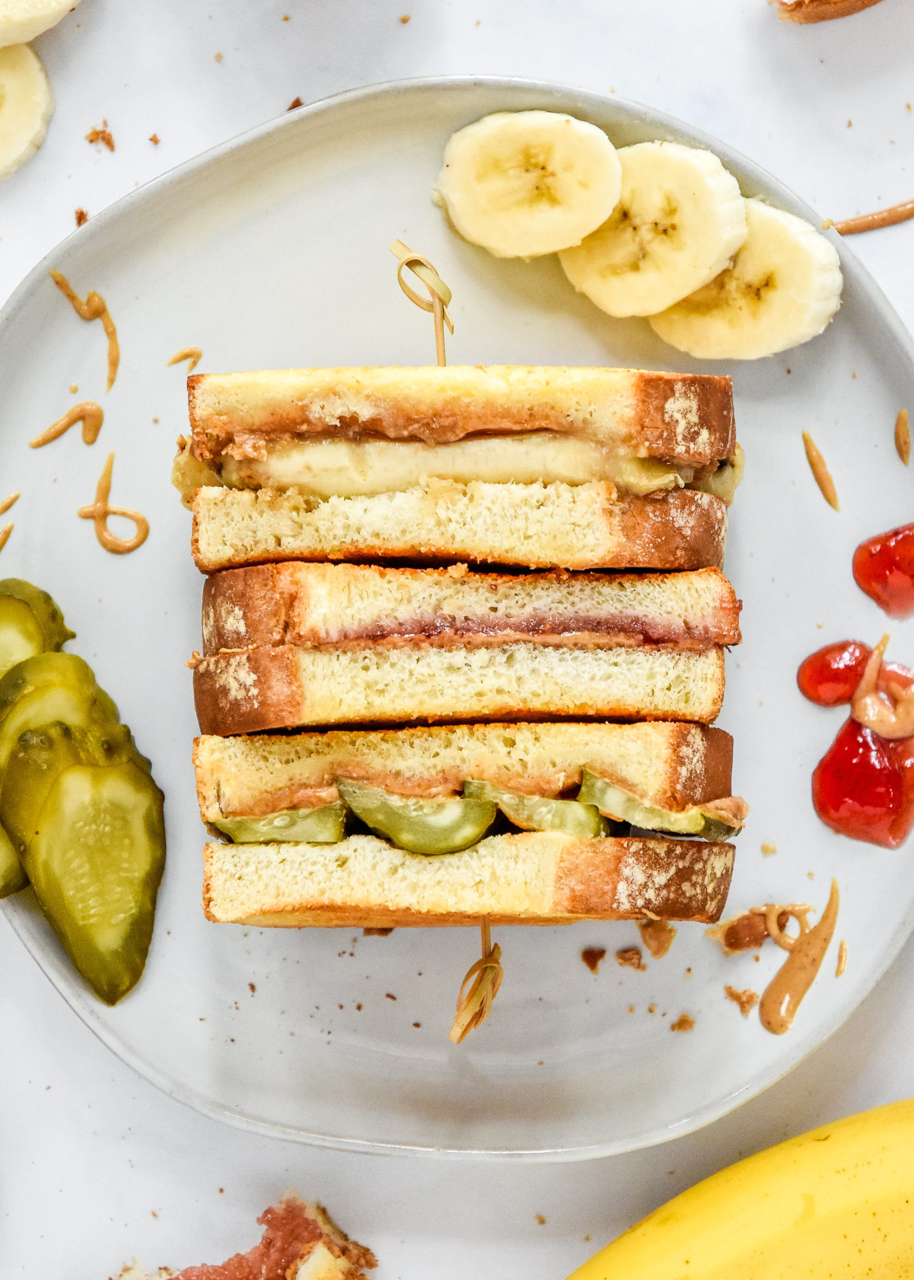 Air Fryer Peanut Butter Sandwiches 3 Ways