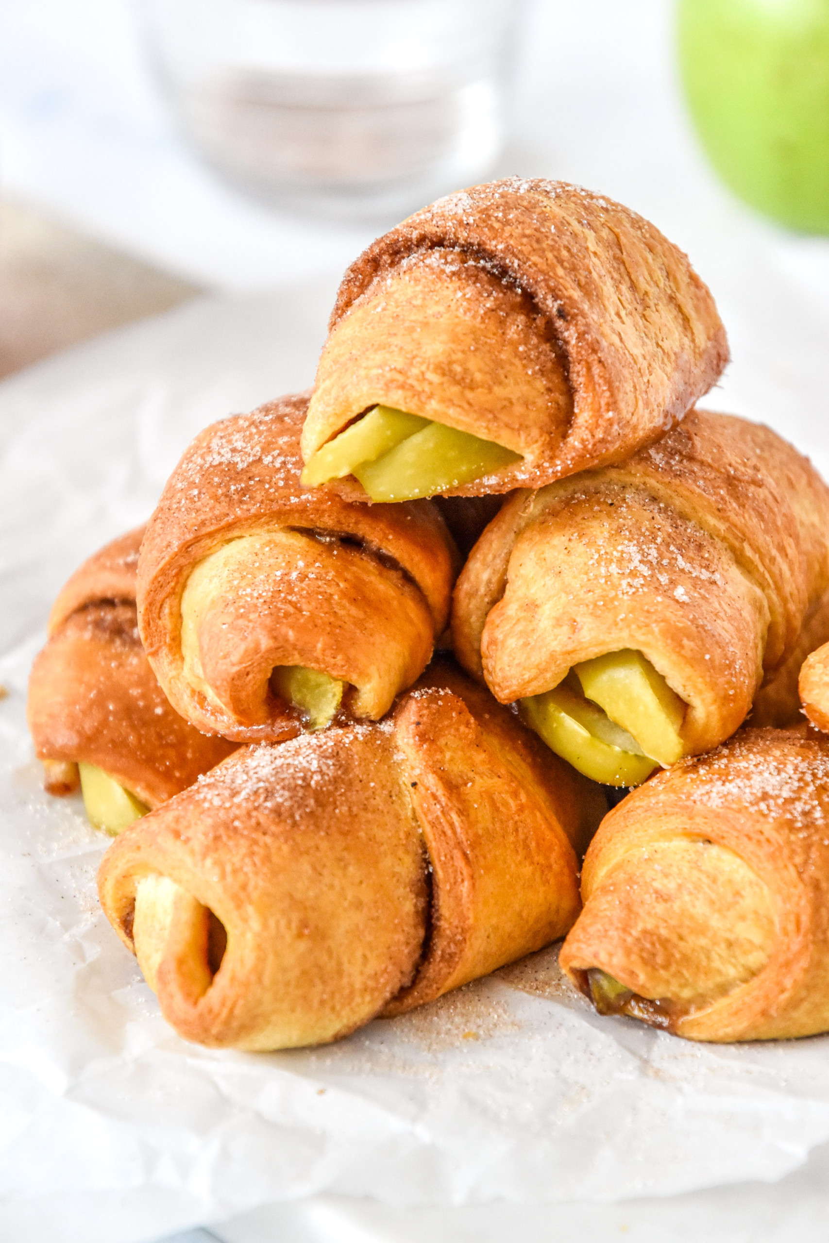 Air Fryer Apple Pie Crescent Rolls