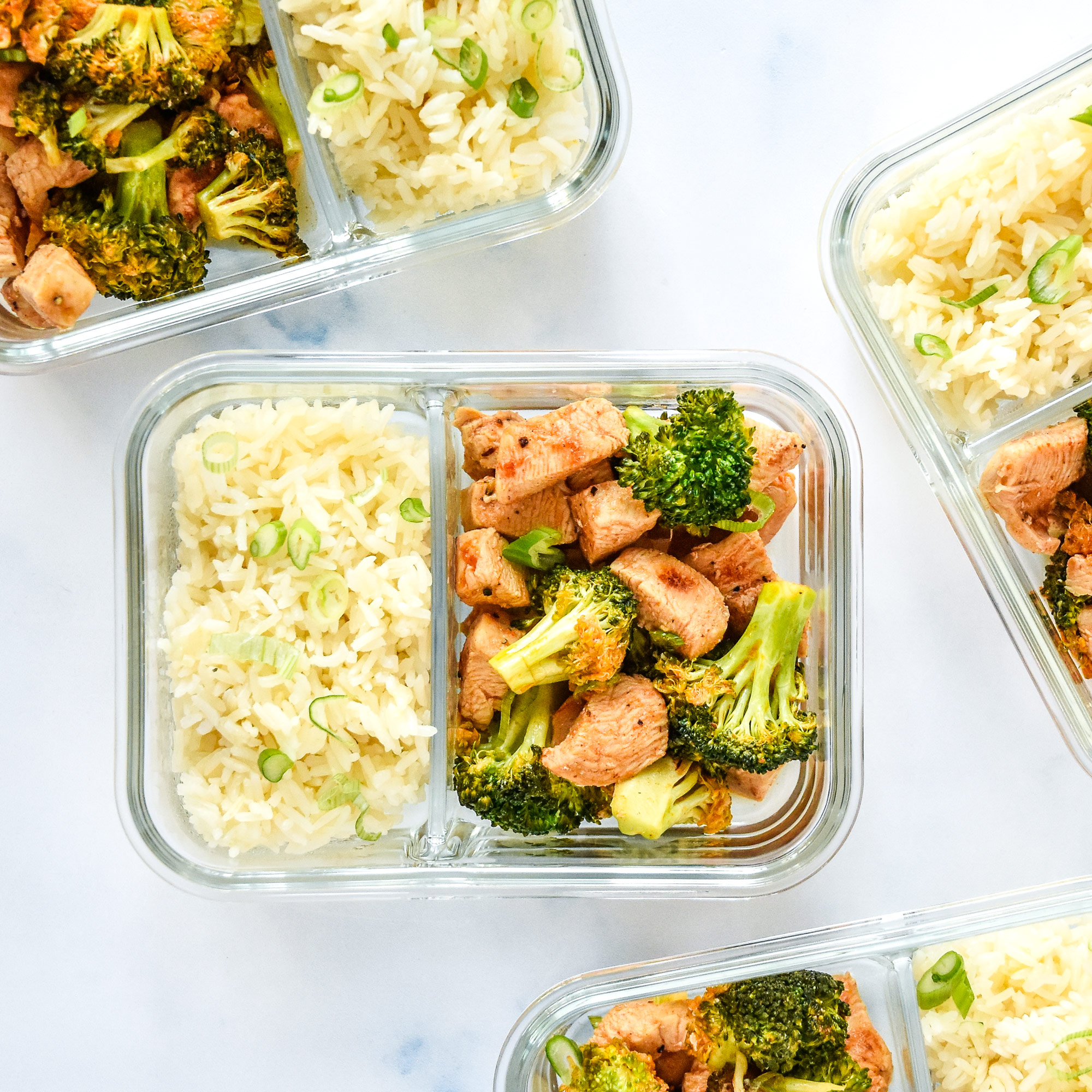 Buffalo Chicken and Broccoli Meal Prep