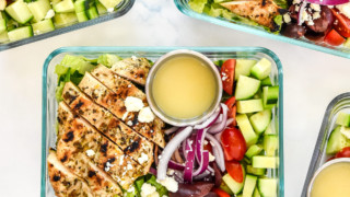 Greek Salad Meal Prep