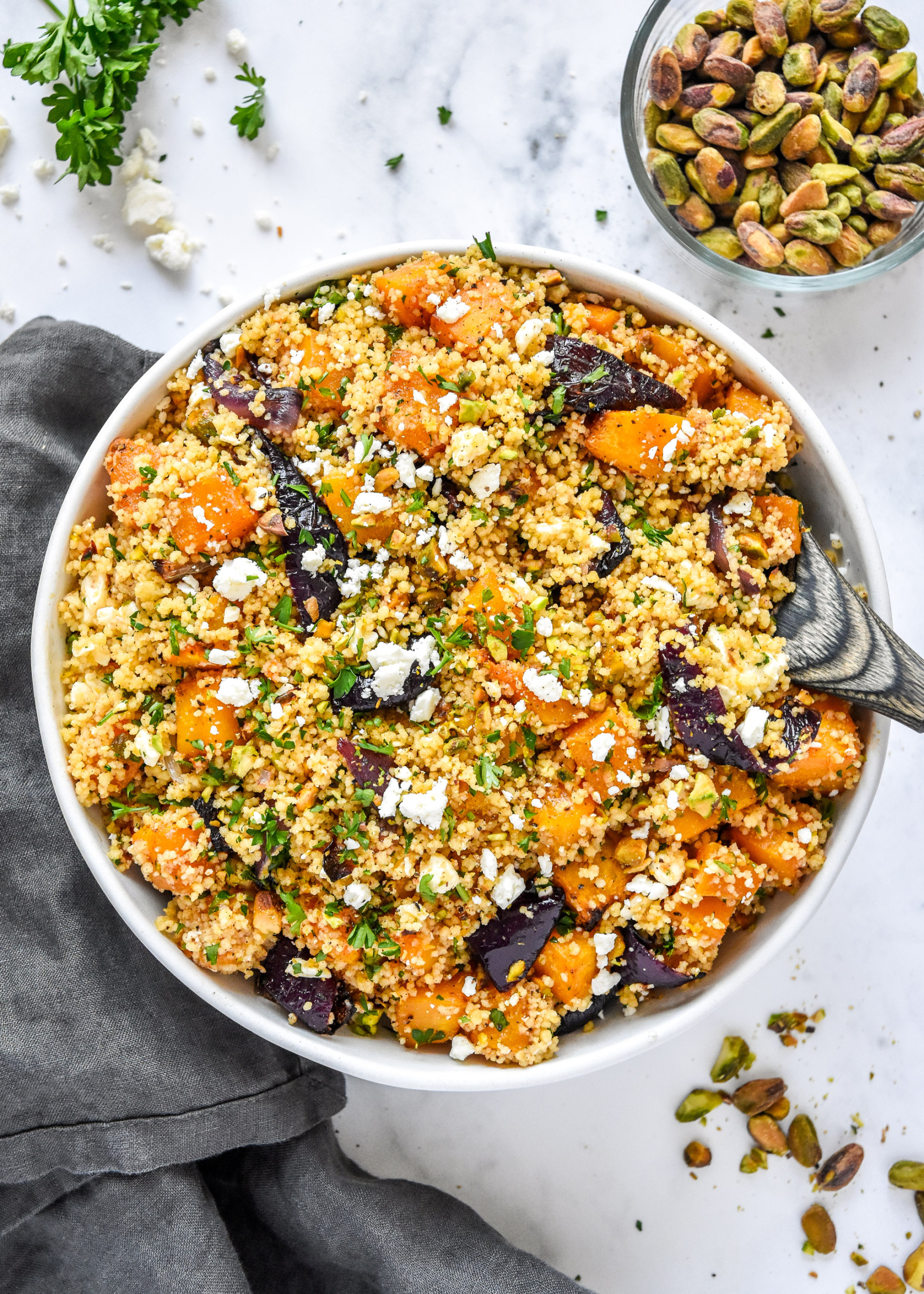Roasted Butternut Squash Couscous Salad