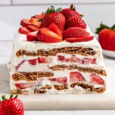 Strawberry Gingersnap Icebox Cake - Project Meal Plan