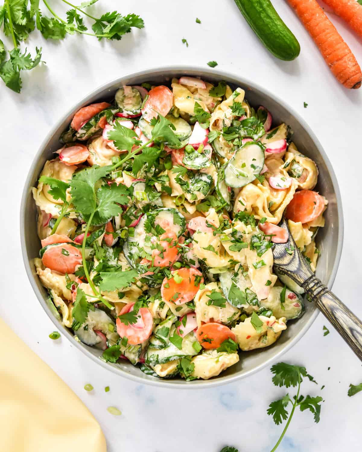 Banh Mi Inspired Tortellini Salad