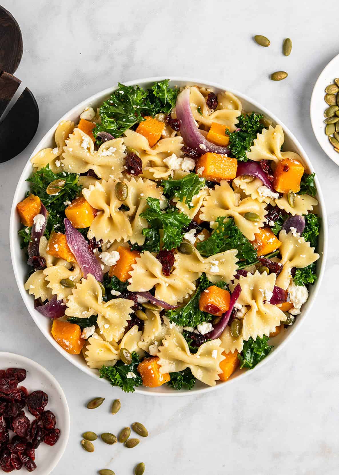 Fall Pasta Salad with Maple Vinaigrette